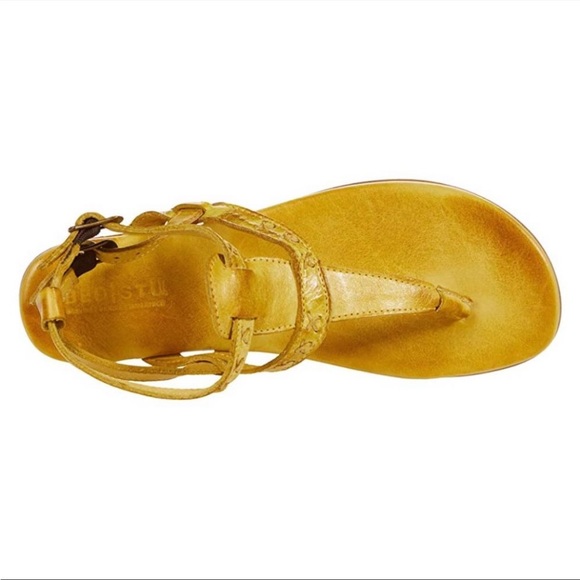 Bed Stu Shoes Nwt Bed Stu Moon Sandals Lemon Dd Size 75 Poshmark
